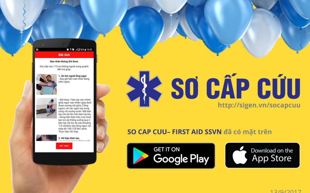 SiGen là đơn vị đồng hành và dẫn dắt dự án app SO CAP CUU - FIRST AID SSVN góp phần làm giảm tỉ lệ thương tật tại Việt Nam.