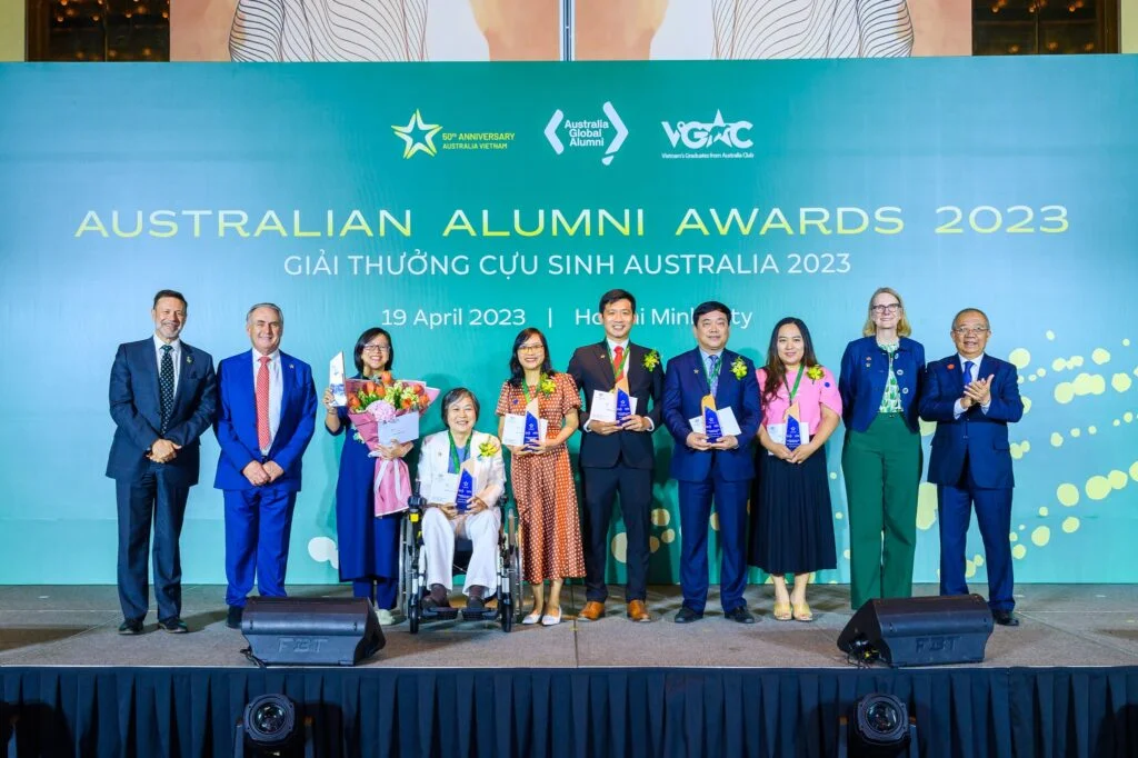 Anh Hồ Thái Bình - Phó Giám đốc SiGen được vinh danh tại Giải thưởng Cựu sinh Australia